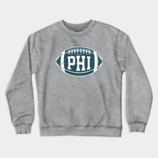 PHI Retro Football - White/Midnight Crewneck Sweatshirt